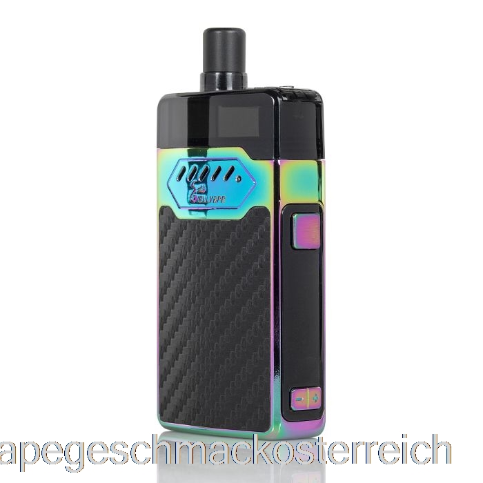 Hellvape Grimm 30W Pod-System Regenbogen-Kohlefaser-Vape-Geschmack